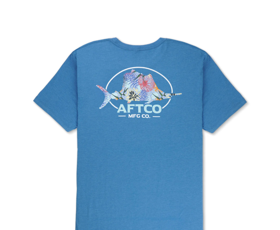 Aftco Summertime SS Tee Blue