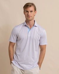 Southern Tide Driver Verdae Polo Orchid