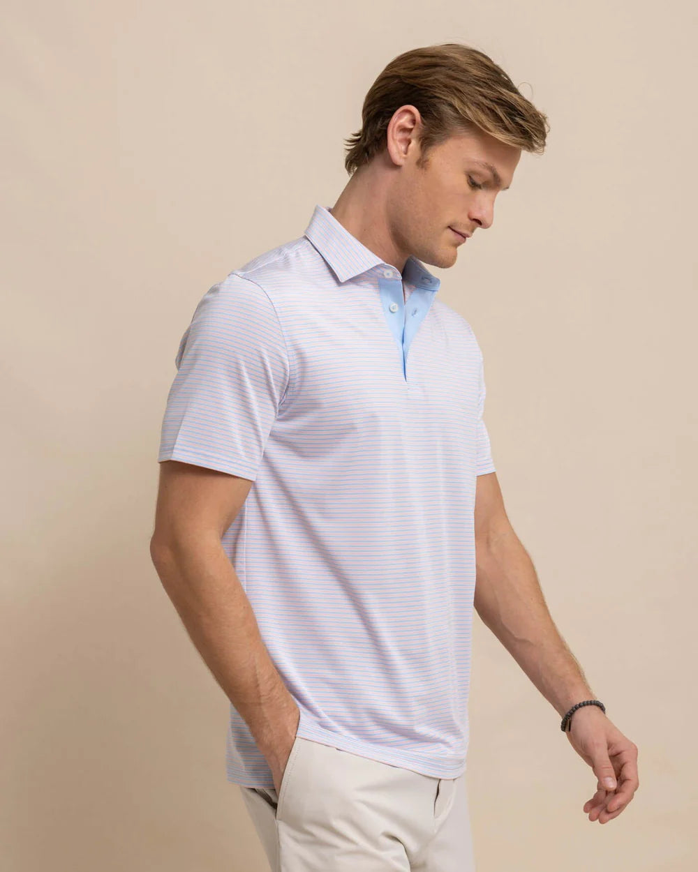 Southern Tide Driver Verdae Polo Orchid