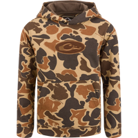 Drake Youth Hoodie in Old School Camo