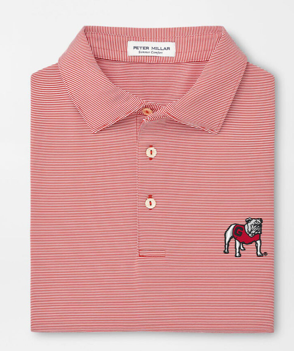 Peter Millar JUBILEE STRIPE POLO UGA