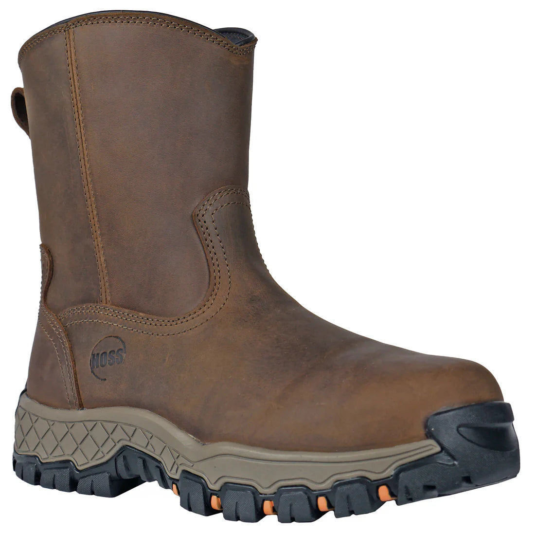 Hoss Recon 8in Zip Safety Toe