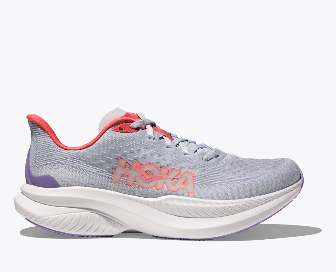 Women's Hoka Mach 6 Pale Dusk and Gull