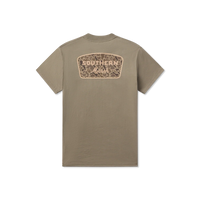 Southern Marsh Retro Camo Tee in Olive