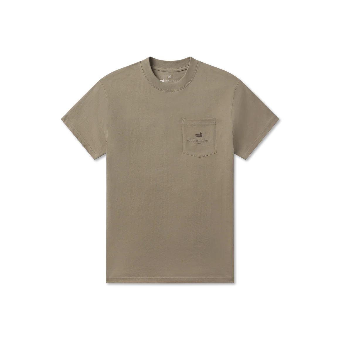 Southern Marsh Retro Camo Tee in Olive
