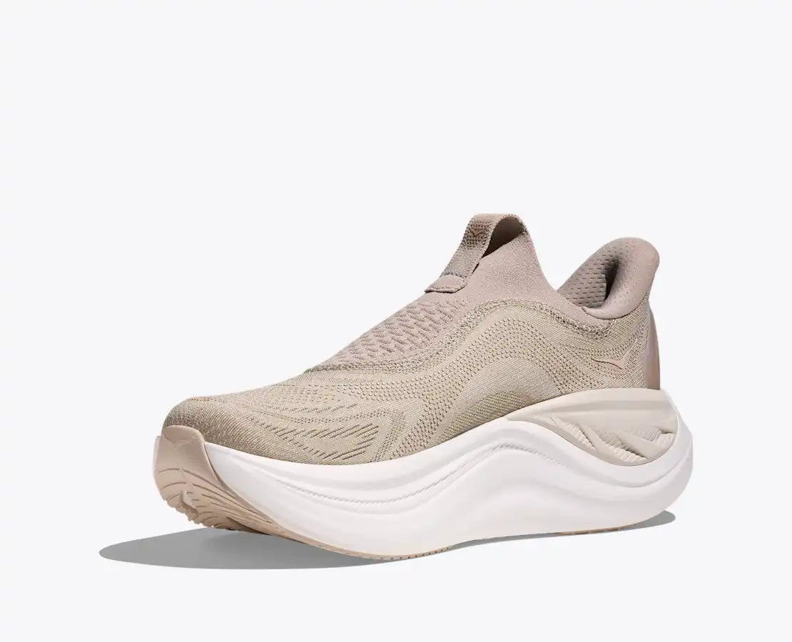 Women’s Hoka Skyward Laceless in Putty