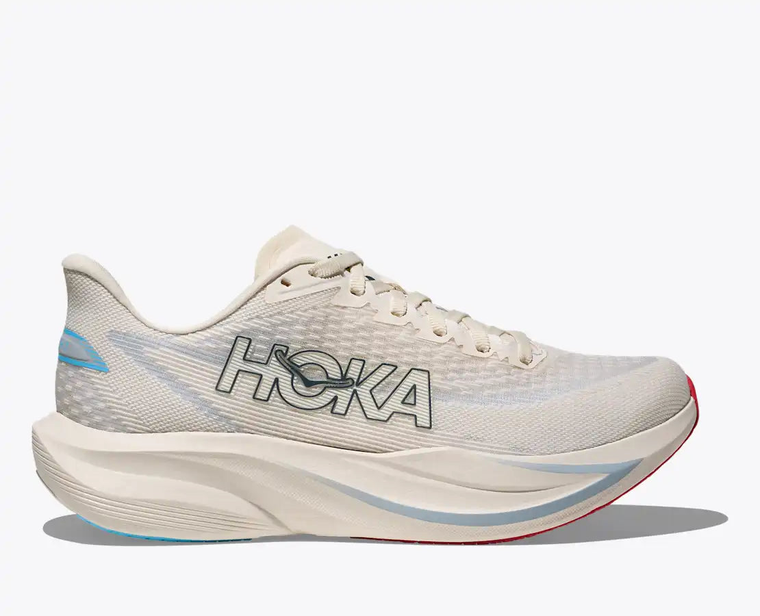 Womens Hoka Mach 7 in Alabaster