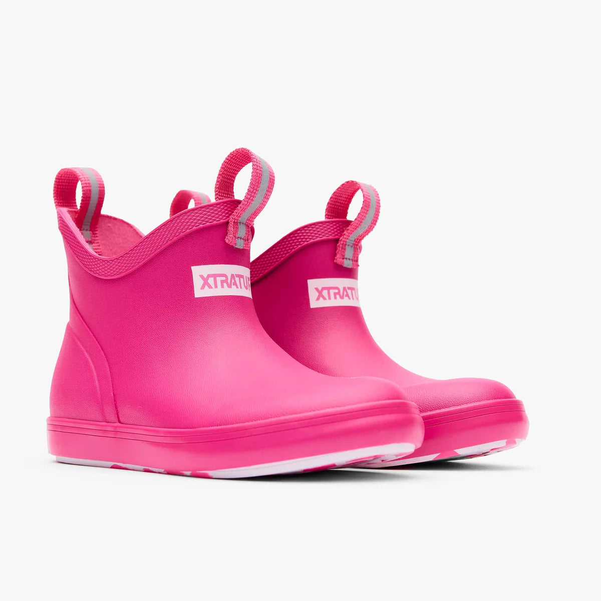 Xtratuf Kids Ankle Deck Boot Sport in Hot Pink