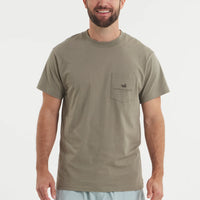 Southern Marsh Retro Camo Tee in Olive