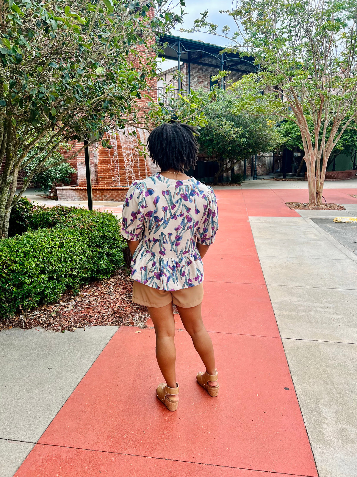 Entro Cloey Land Shorts Camel