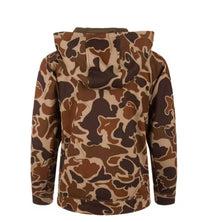 Drake Youth Hoodie in Old School Camo