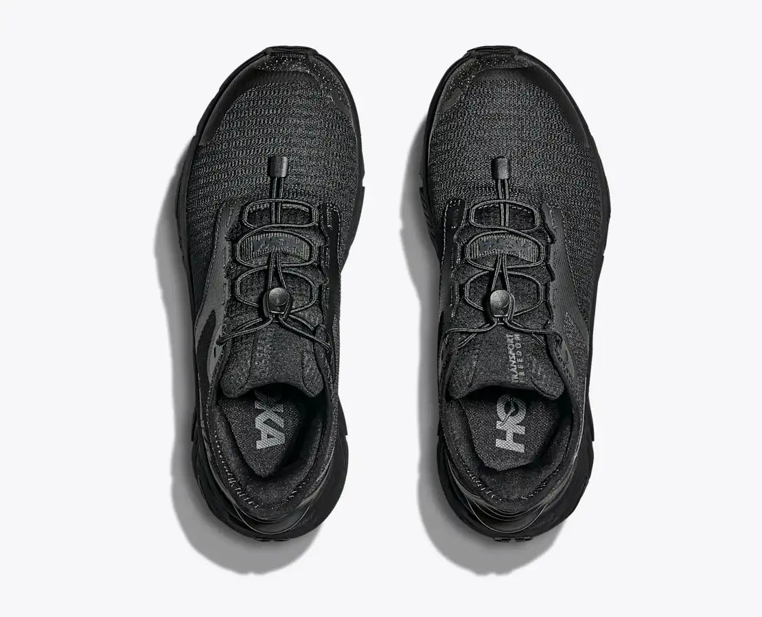 Youth Hoka Transport Black Sizes 3.5-7