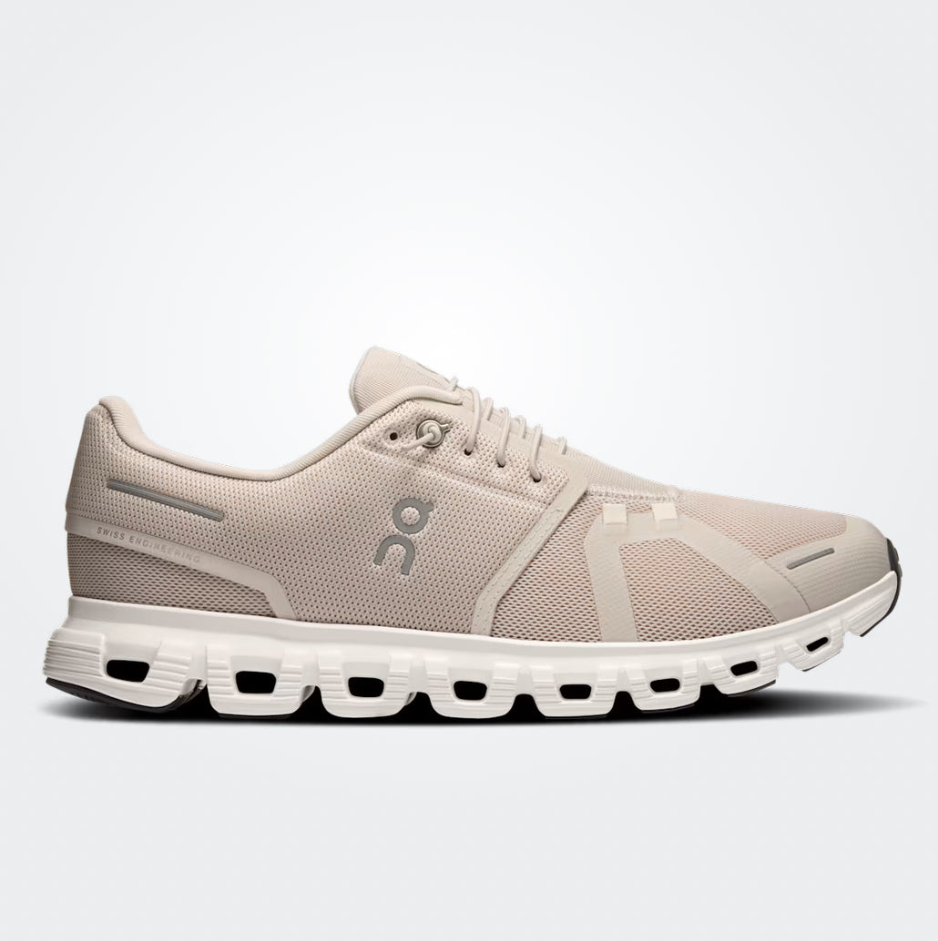 Mens On Cloud 6 Pearl White
