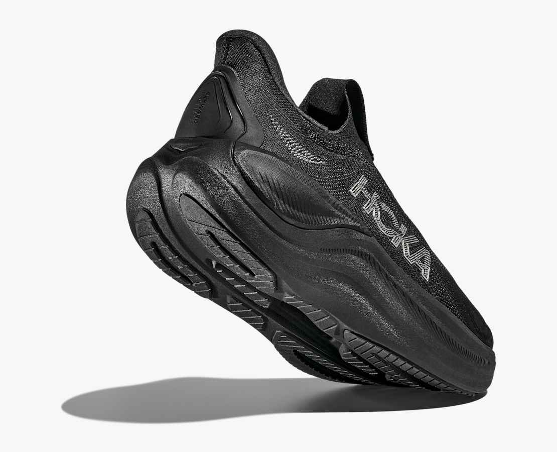 Mens Hoka Skyward Laceless All Black