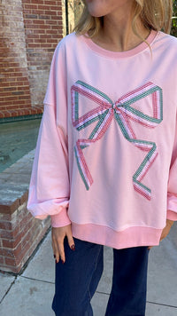 Christmas Ribbon Sweatshirt