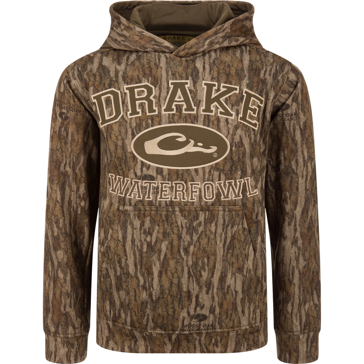 Drake Youth Hoodie in Bottomland Camo