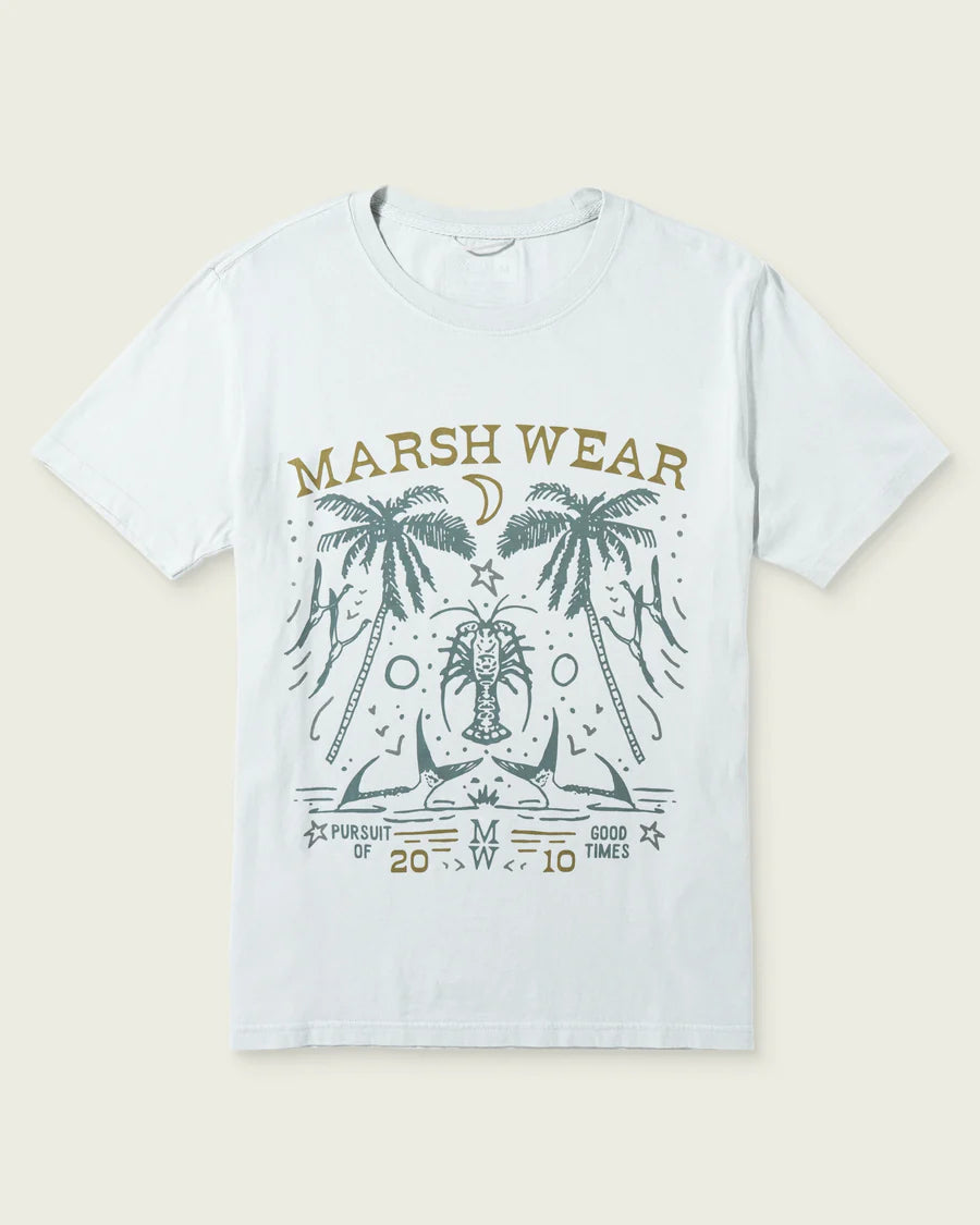 Womens Marsh Wear Palm Trees Tee