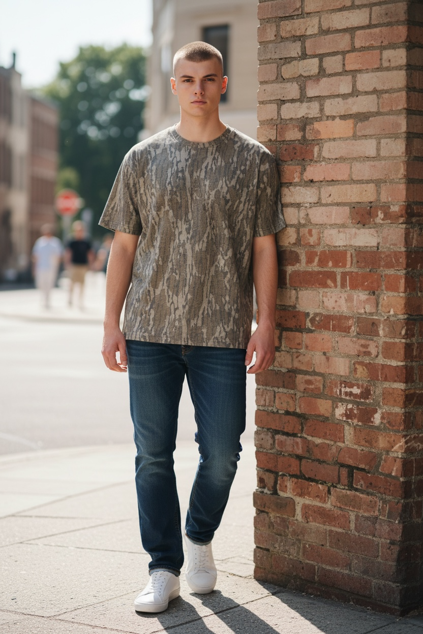 Drake Head Tri Blend Crew Short Sleeve