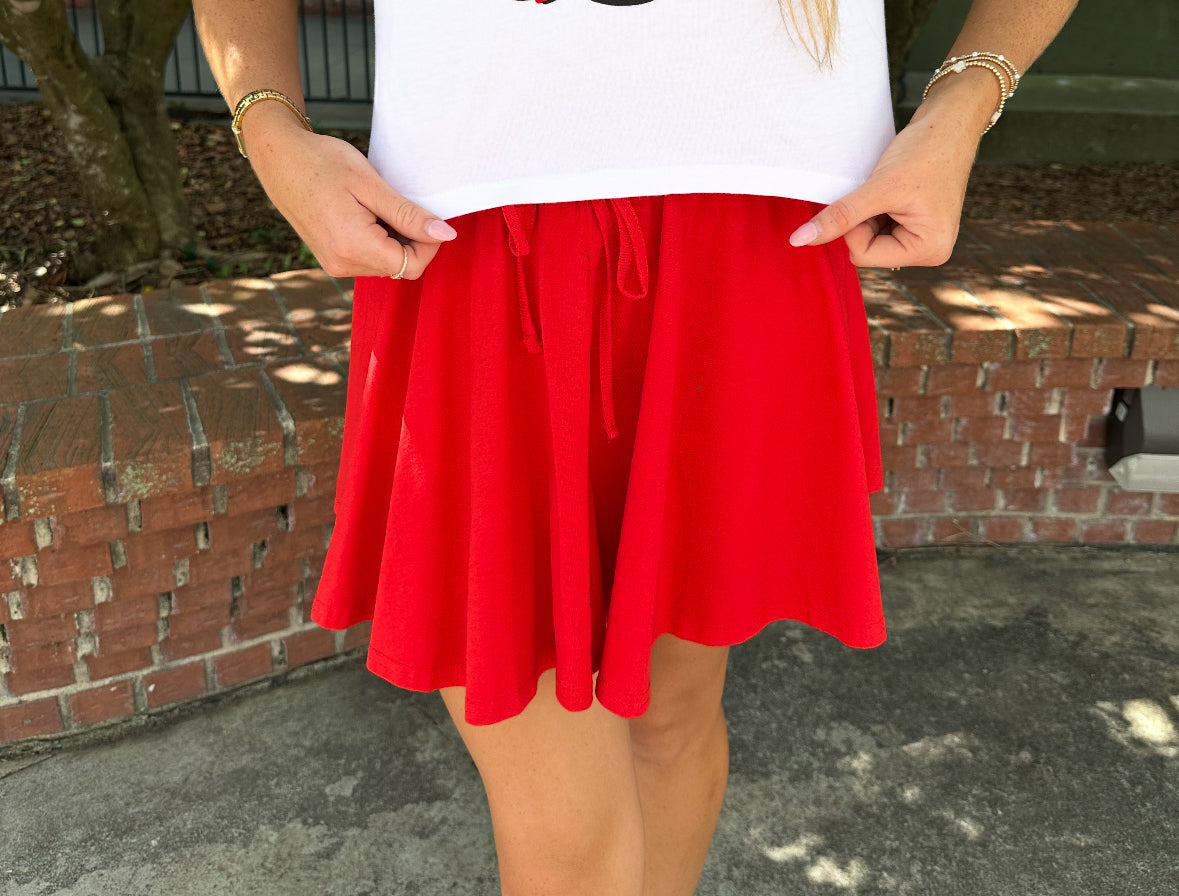 Game Day Flutter Skirt with Shorts