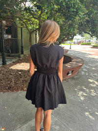 Hidden Floral  Zip Dress