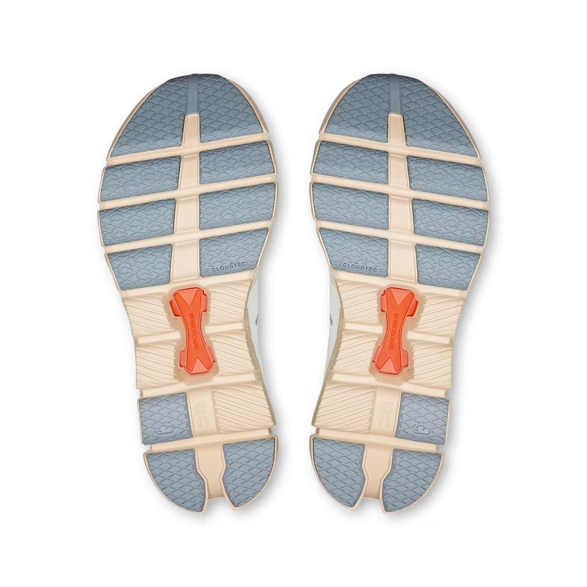 Womens On Cloud X4 in Ivory Salmon