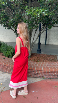Entro Simply Aligned Maxi Dress