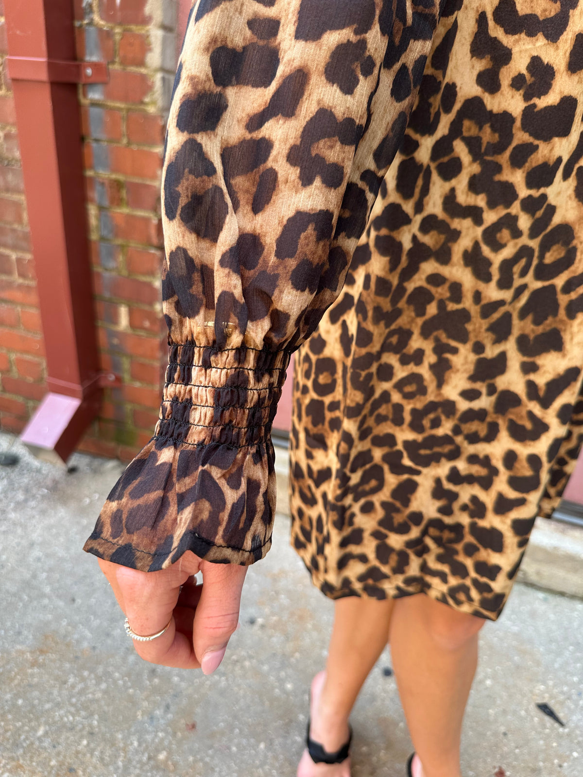 Cheetah Trot Mini Dress