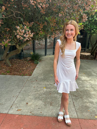 Pleated Skirt Dress