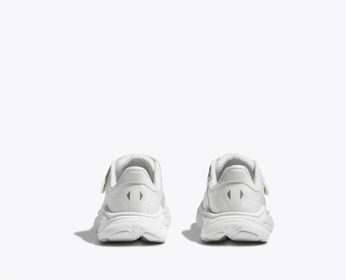 Youth Hoka Clifton 10 White Sizes 10.5-3