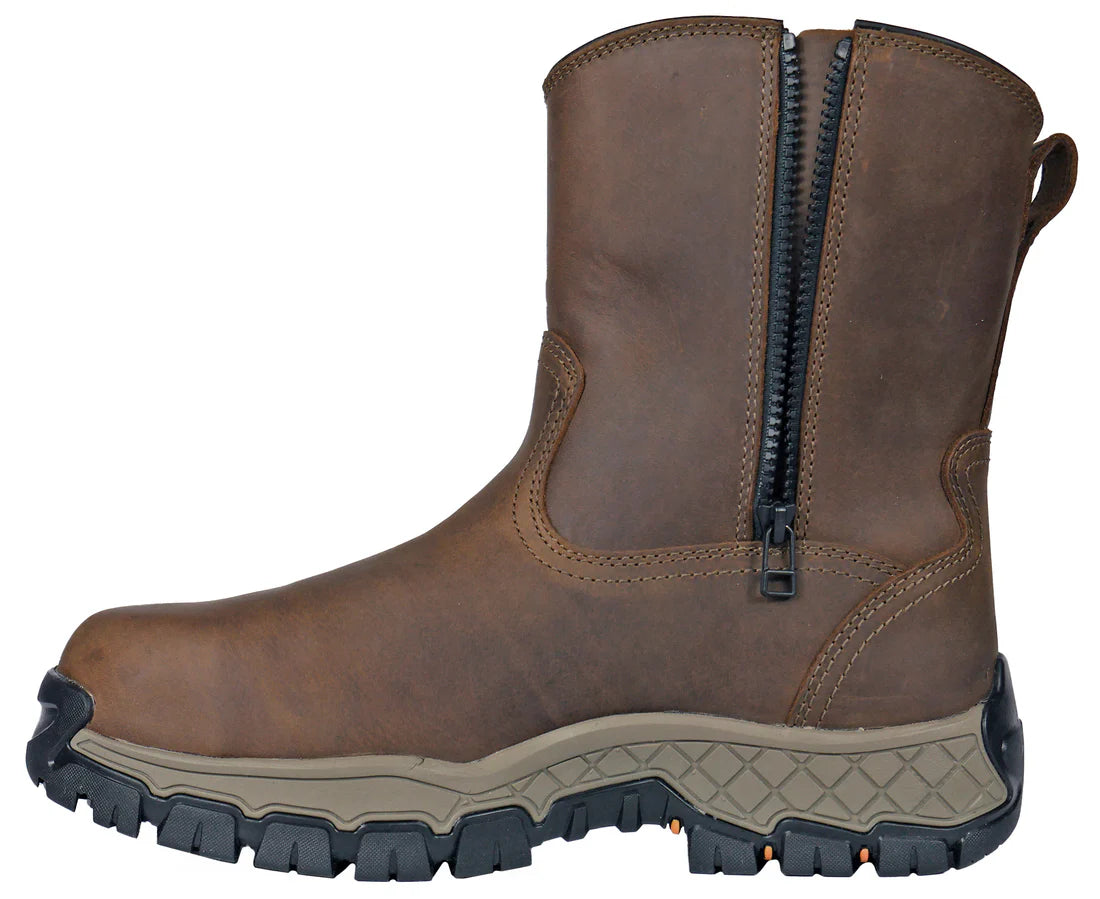Hoss Recon 8in Zip Safety Toe