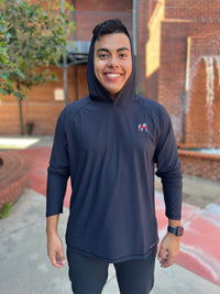 Southern Tide Brrrr Perf Hoodie Black