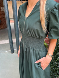 Chella Smocked Midi Dress