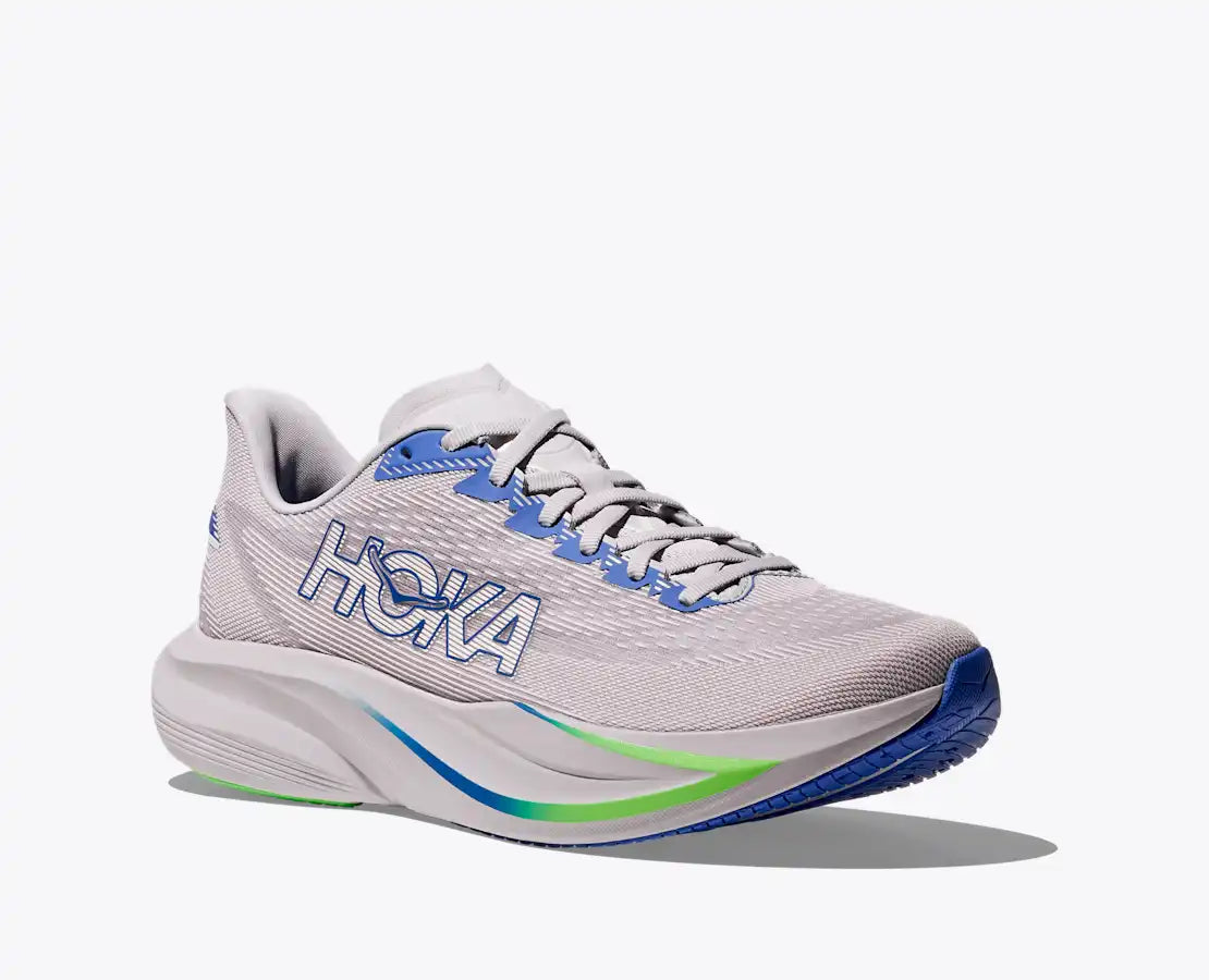 Men’s Hoka Mach 7 in Ash Grey Cobalt