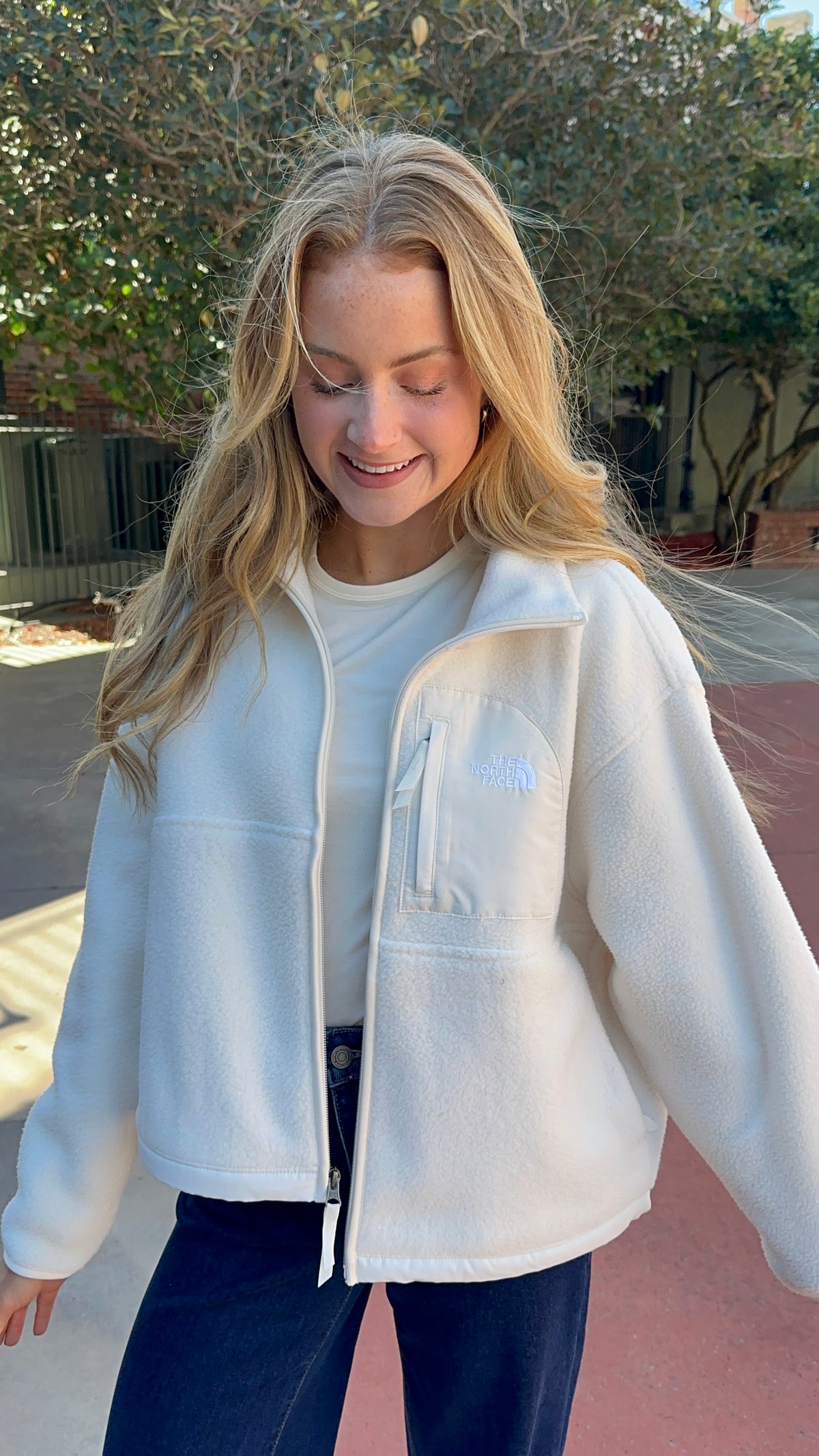 Womens North Face Yumiori Full Zip in White