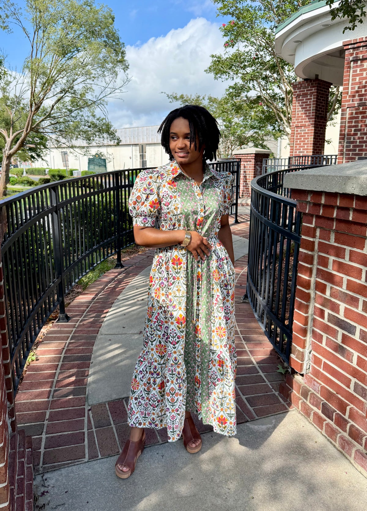 Here At The Levee Midi Dress