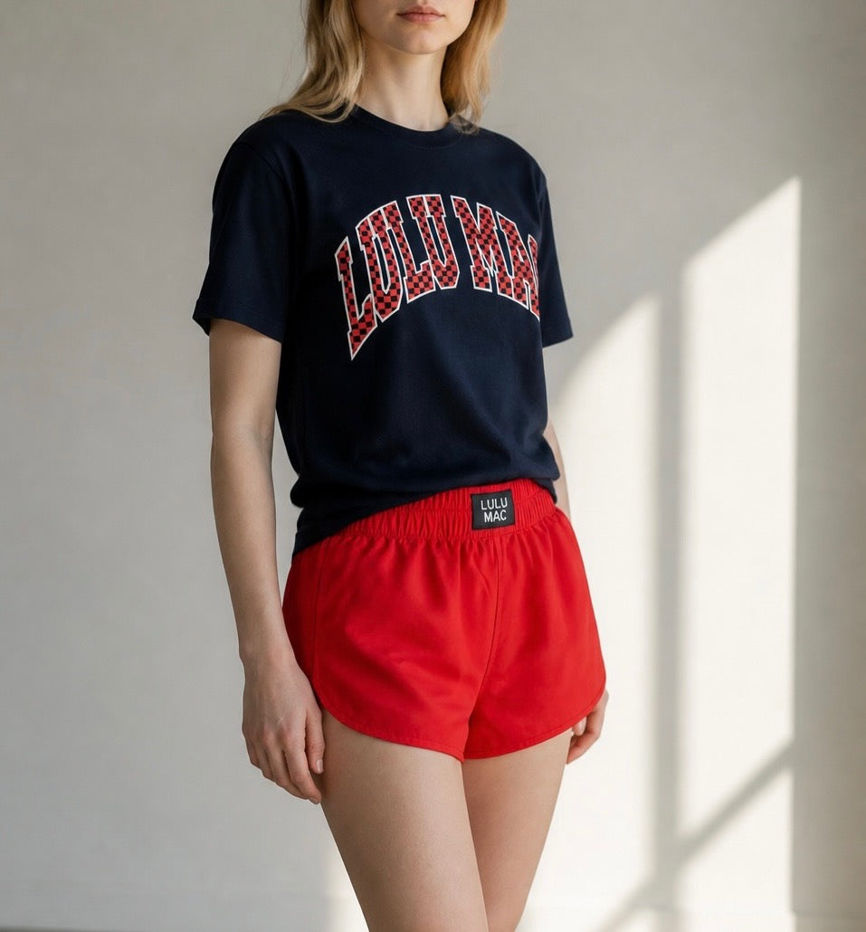 LULU MAC TEE with Chevron Print