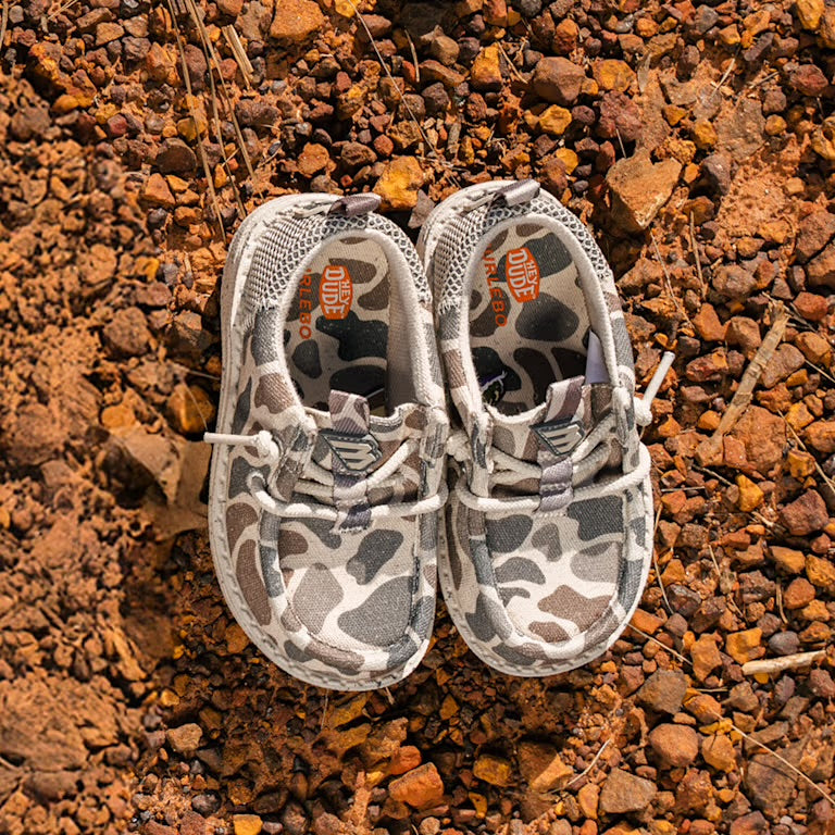 Toddler Hey Dude Wally Funk Burlebo Camo