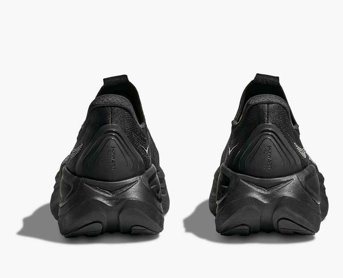 Mens Hoka Skyward Laceless All Black