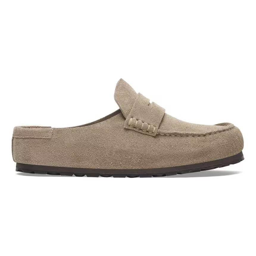 Birkenstock Women’s Naples in Taupe Suede