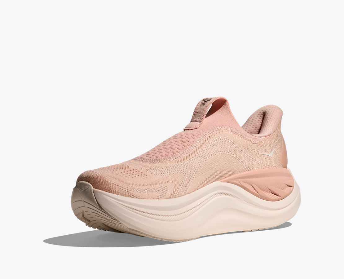 Women’s Hoka Skyward Laceless in Rose Latte