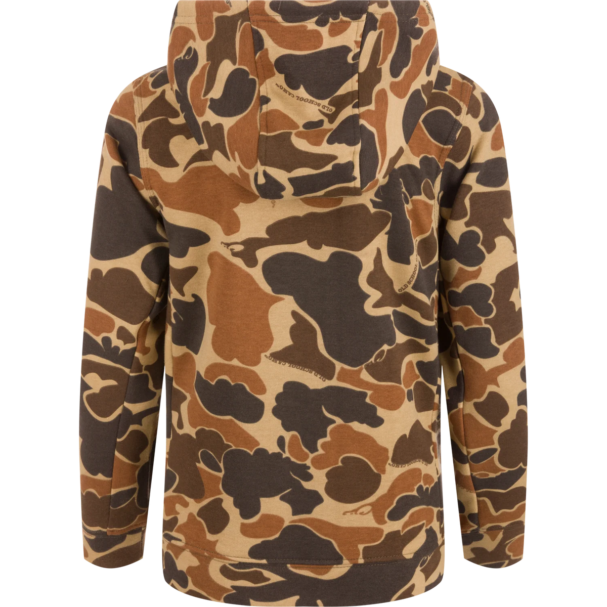 Drake Youth Hoodie in Old School Camo