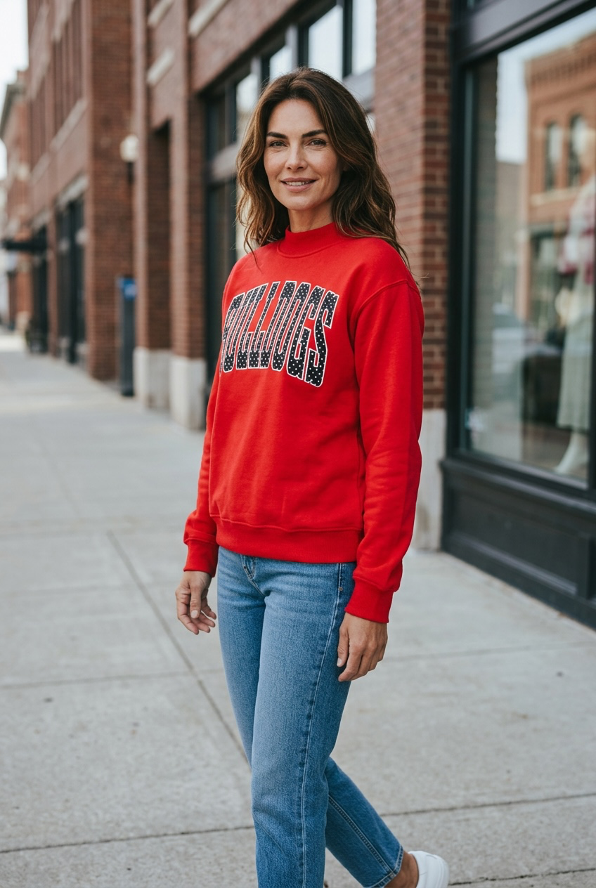 UGA Mock Neck Sweater