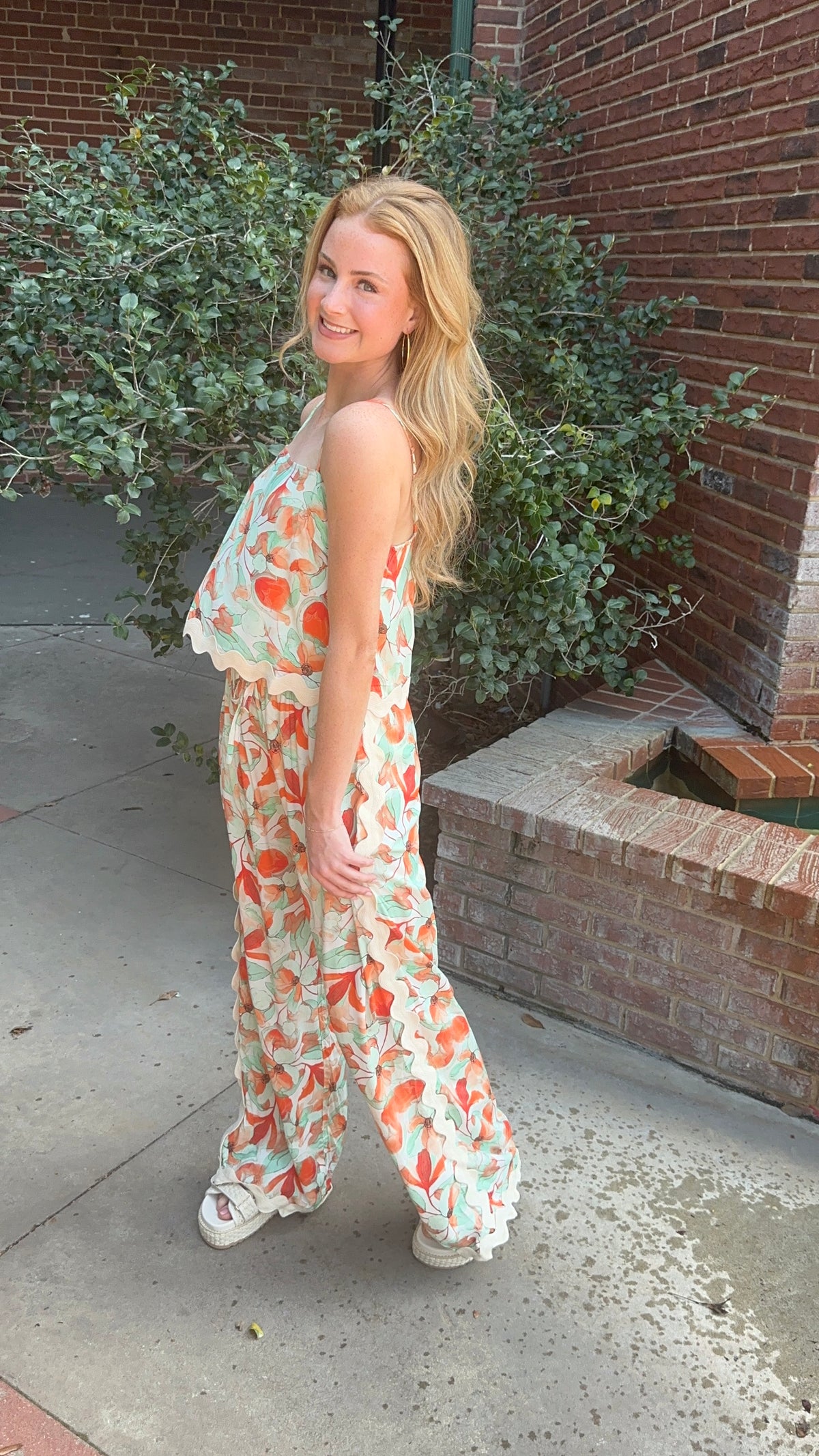Floral Ric Rac Set