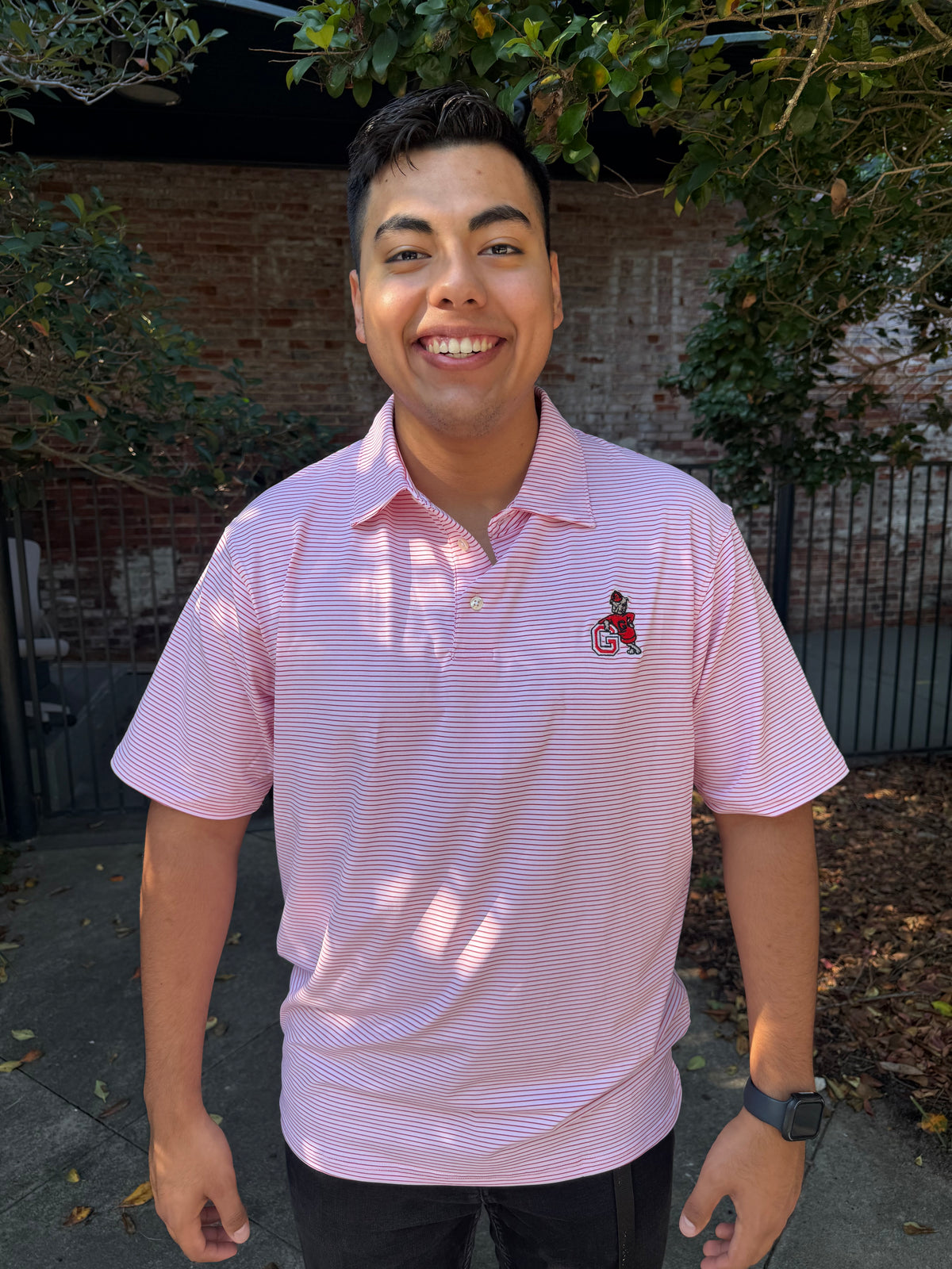 UGA Beech Polo Peach State Pride