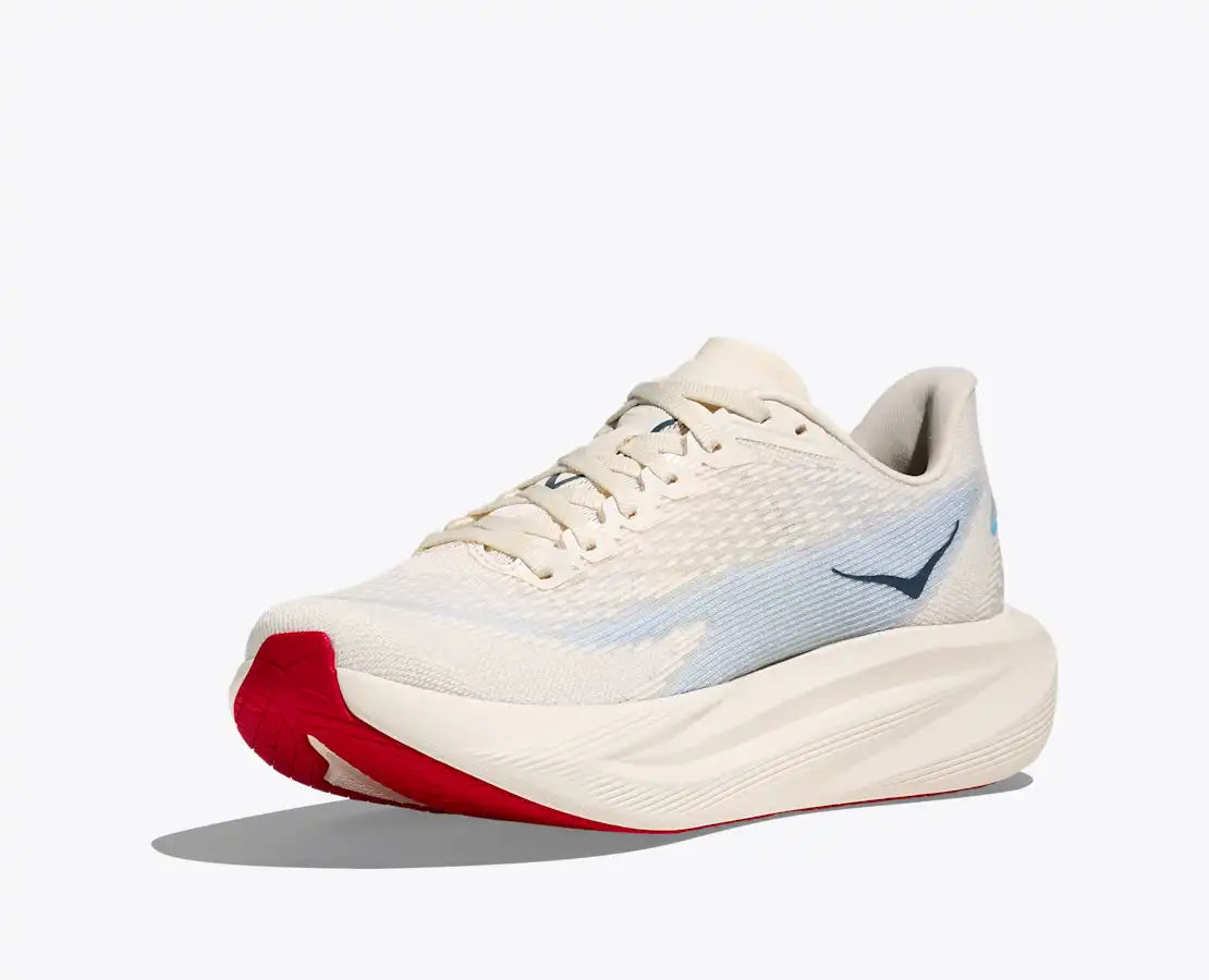 Womens Hoka Mach 7 in Alabaster
