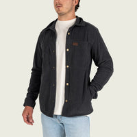Marshwear Delano Cord Shacket in Iron