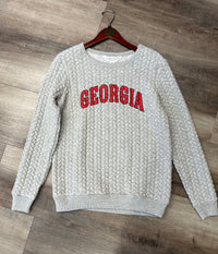 Georgia Quilted Sweatshirt