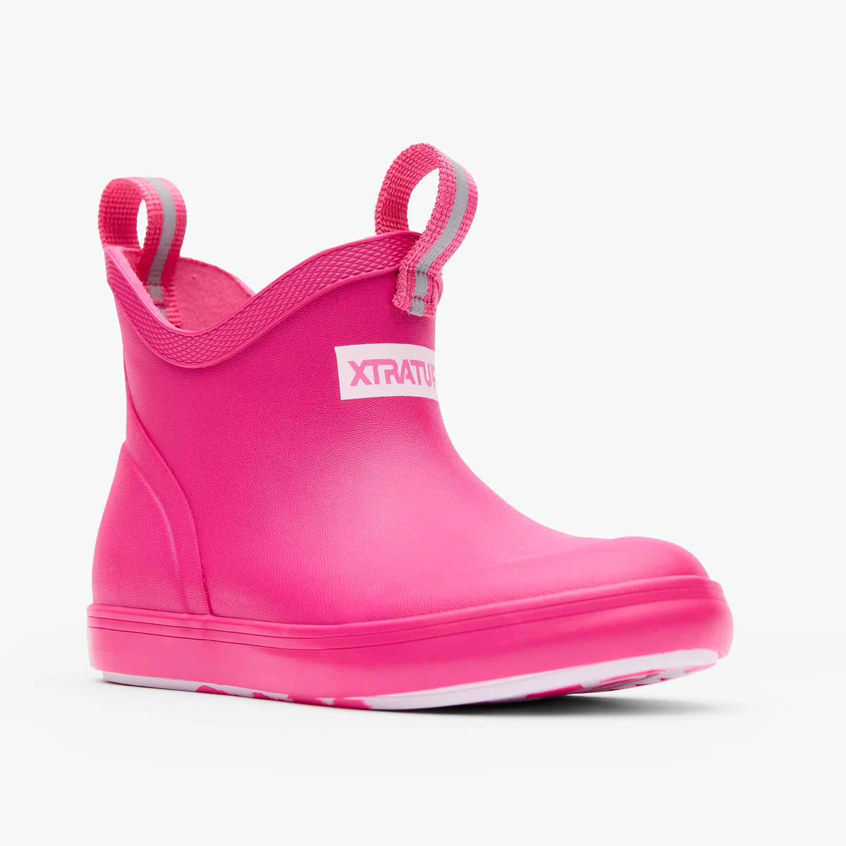 Xtratuf Kids Ankle Deck Boot Sport in Hot Pink
