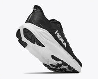 Men's Hoka Clifton 11 in Extra Wide Black White