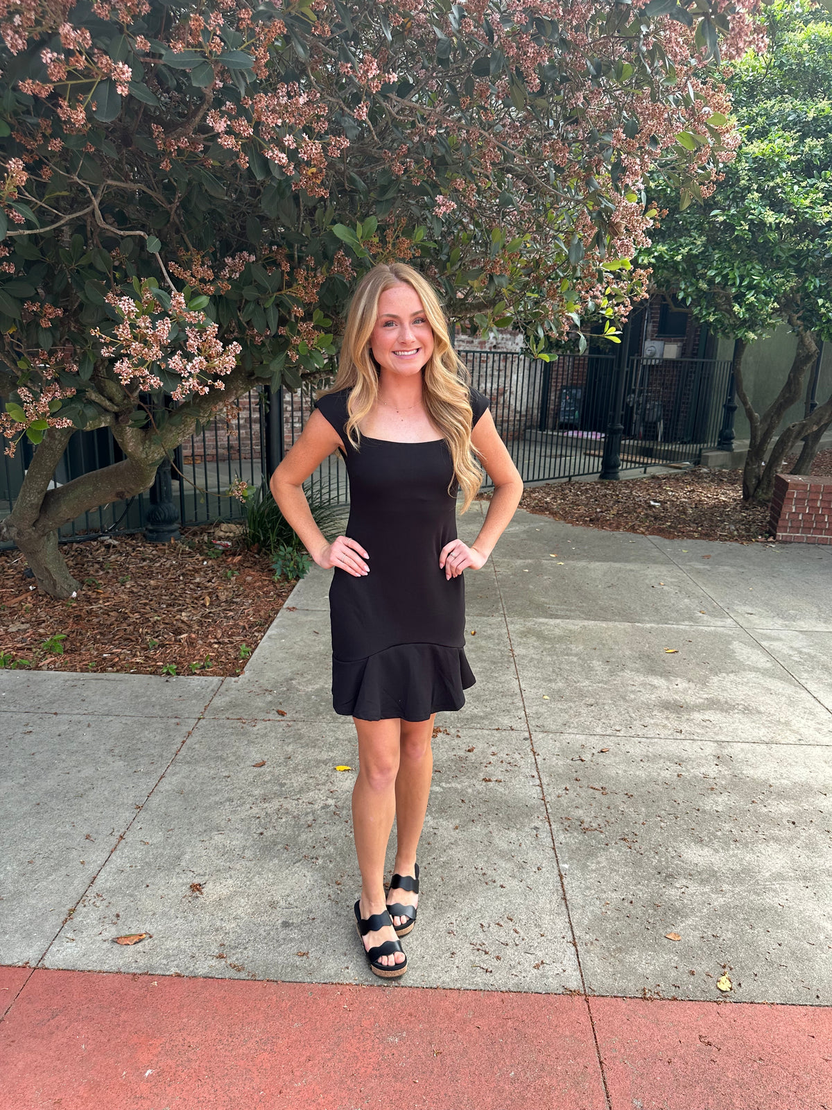Pleated Skirt Dress